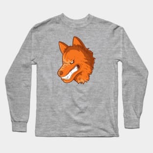 Angry Wolf Long Sleeve T-Shirt